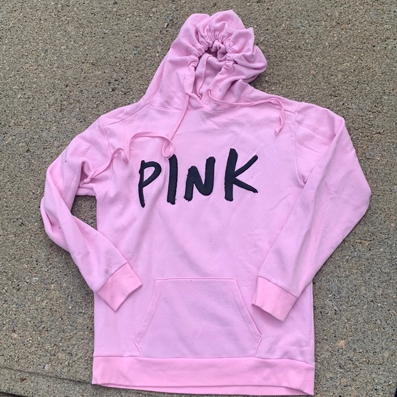 PINK Victoria's Secret Tops - Victoria’s Secret PINK logo pull over hoodie! Size XS